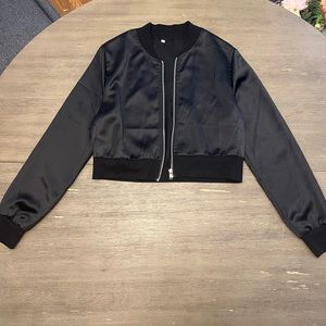 Black Bomber Jacket